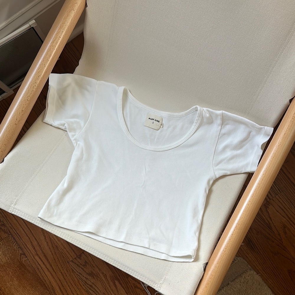 Rudy Jude Adult Baby Tee - sz small - salt